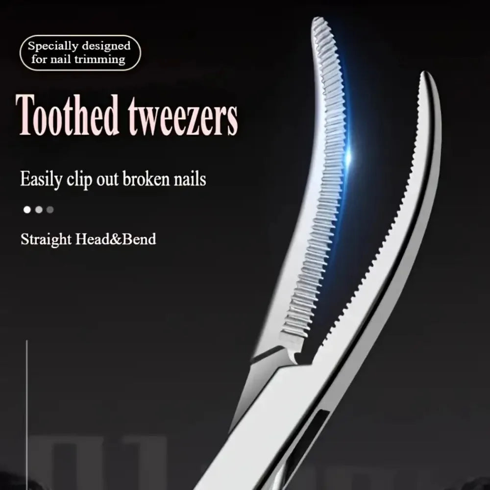 Stainless Steel Nail Clippers Toe Nail Clipper - Hypoallergenic