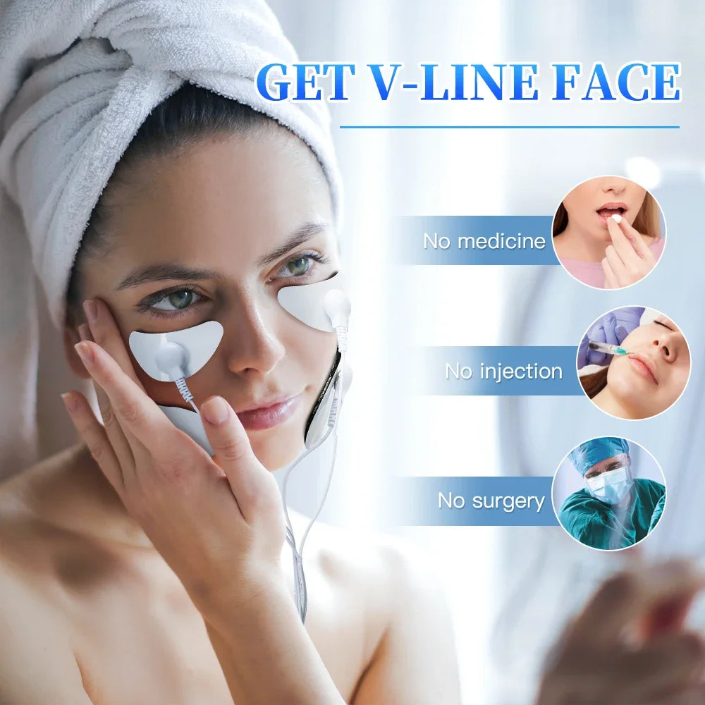 EMS Facial Massager Current Muscle Stimulator Facial Lifting