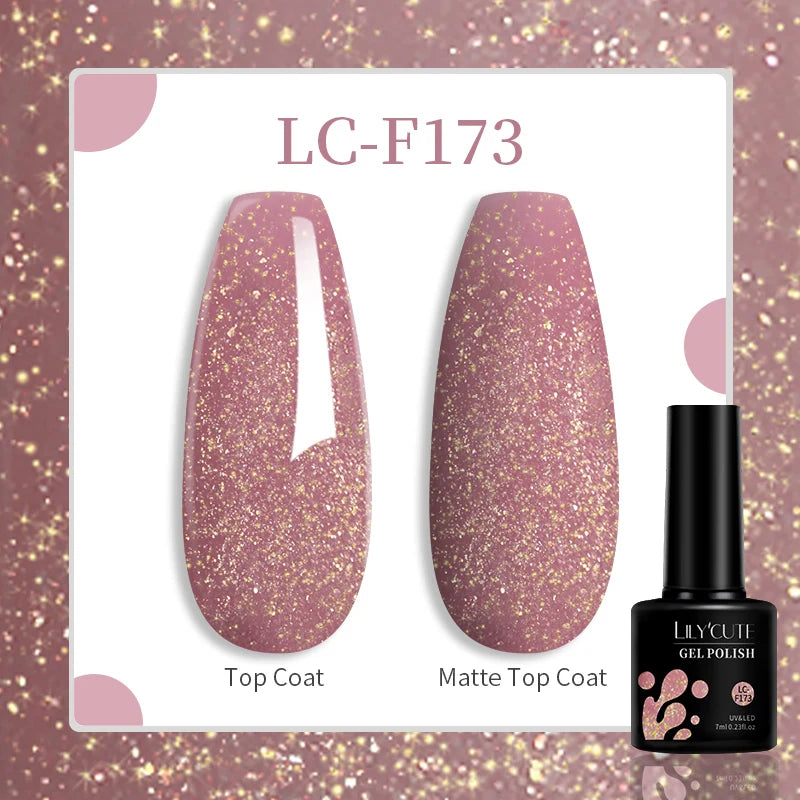 LILYCUTE 129 Colors 7ML Nail Gel Polish Nail Supplies Vernis