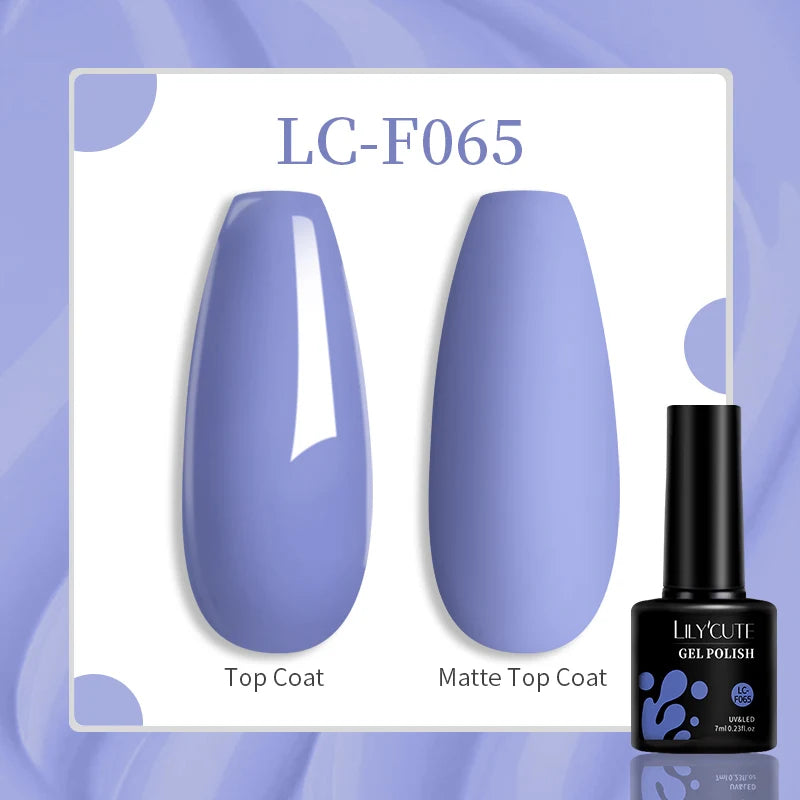 LILYCUTE 129 Colors 7ML Nail Gel Polish Nail Supplies Vernis